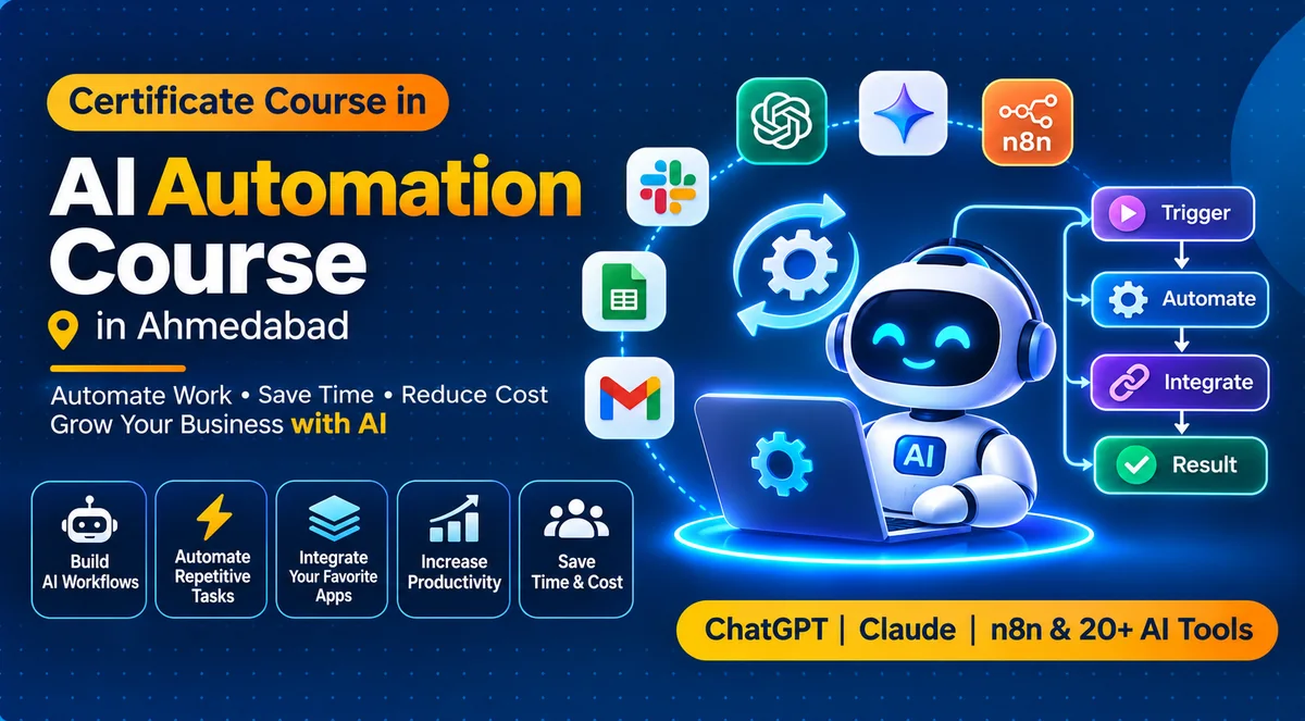 AI automation and workflow illustration
